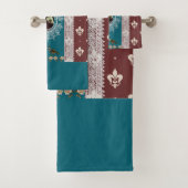 Serviette vintage romantique (En situation)