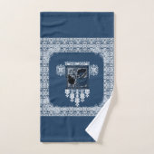 Serviette vintage romantique (Serviette à main)