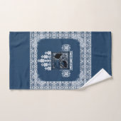 Serviette vintage romantique (Serviette à main)