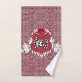 Serviette vintage romantique (Serviette à main)