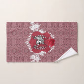 Serviette vintage romantique (Serviette à main)