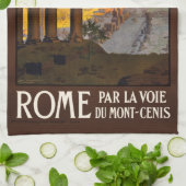 Serviette Vintage Rome Italie (Plié)