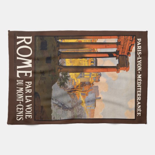 Serviette Vintage Rome Italie (Horizontal)