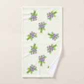 Serviette Violets Sauvages (Serviette à main)