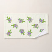 Serviette Violets Sauvages (Serviette à main)