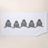 Serviette Walrus Beach (Devant)