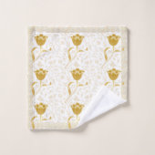 Serviette William Morris Vintage Gold Tulipe (Gant de toilette)