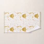 Serviette William Morris Vintage Gold Tulipe (Serviette à main)