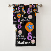 Serviettes, #8 Joyeux 8e anniversaire (En situation)