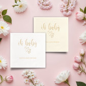 Serviettes à Baby shower "Oh Baby"