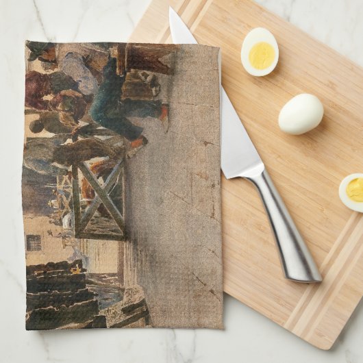 Serviettes à main de Roussoff à Venise (Quart Plié)