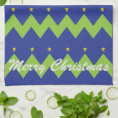 Serviettes "Arbres de Noël et Étoiles" (Plié)