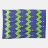 Serviettes "Arbres de Noël et Étoiles" (Horizontal)