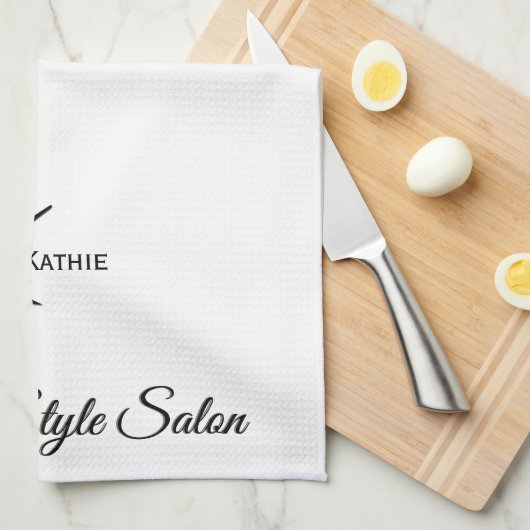 Serviettes Beautician Custom Name (Quart Plié)