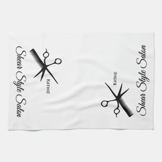 Serviettes Beautician Custom Name (Horizontal)