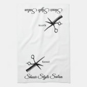 Serviettes Beautician Custom Name (Vertical)