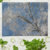 Serviettes Branches couvertes de neige (Plié)