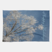Serviettes Branches couvertes de neige (Horizontal)