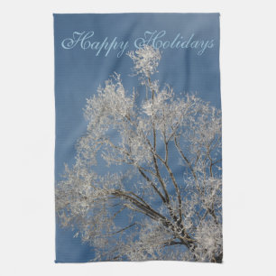 Serviettes Branches couvertes de neige