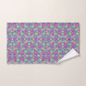Serviettes colorées à motifs (Serviette à main)