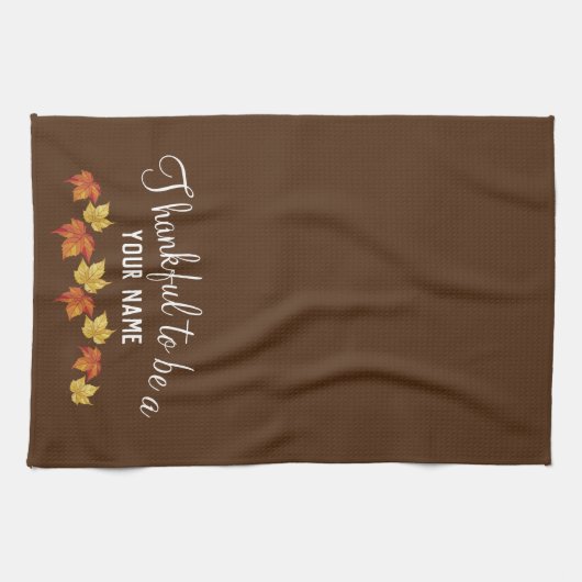 Serviettes d'action de grâce pour la cuisine (Horizontal)