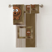 Serviettes de bain (En situation)