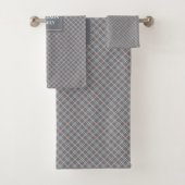 Serviettes de bain à nom personnalisé Style minima (En situation)