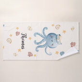 Serviettes de bain à octopus personnalisables (Serviette de bain)
