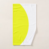 Serviettes de bain Abstrait gris jaune (Serviette à main)