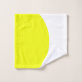 Serviettes de bain Abstrait gris jaune (Gant de toilette)