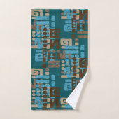 Serviettes de bain Afrocentriques Géométriques Glo (Serviette à main)