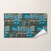 Serviettes de bain Afrocentriques Géométriques Glo (Serviette à main)