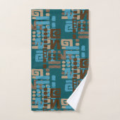 Serviettes de bain Afrocentriques Géométriques Glo (Serviette à main)