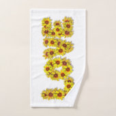 Serviettes de bain Amour Tournesol (Serviette à main)