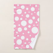 Serviettes De Bain Aux Zones Roses (Serviette à main)