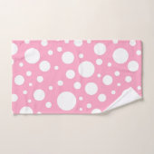 Serviettes De Bain Aux Zones Roses (Serviette à main)