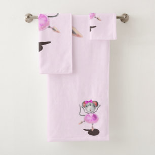 Serviettes de bain Ballerina