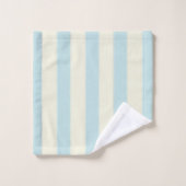 Serviettes De Bain Beige Bleu (Gant de toilette)