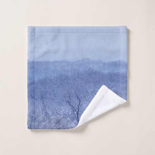 Serviettes de bain bleu dans les tons (Gant de toilette)