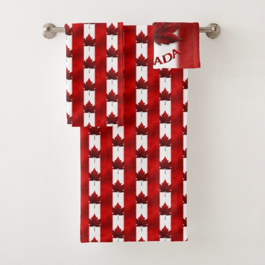 Serviettes de bain Canada Set Custom Canada Servie (En situation)