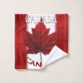 Serviettes de bain Canada Set Custom Canada Servie (Gant de toilette)