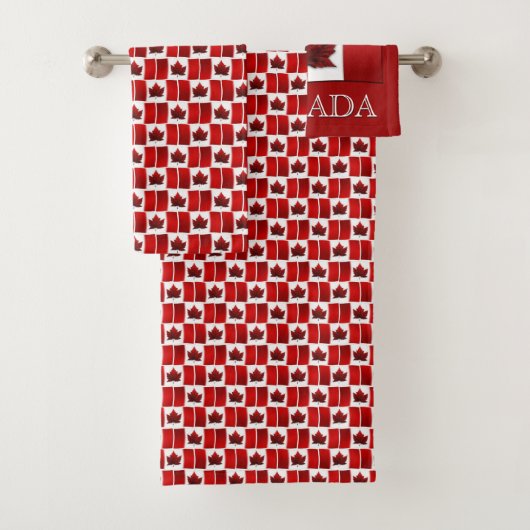 Serviettes de bain Canada Set Custom Canada Souven (En situation)