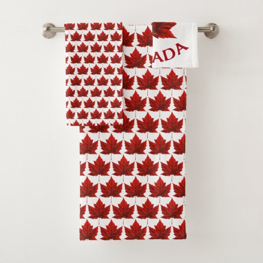 Serviettes de bain Canada Set Custom Canada Souven (En situation)