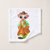 Serviettes de bain clown Circus - Personnalisable (Gant de toilette)