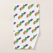 Serviettes de bain colorées pour oiseaux (Serviette à main)