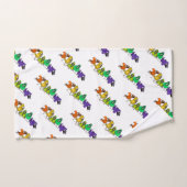Serviettes de bain colorées pour oiseaux (Serviette à main)
