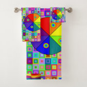 Serviettes De Bain Couleurs (En situation)