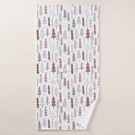 Serviettes de bain d'arbres d'hiver (Serviette de bain)