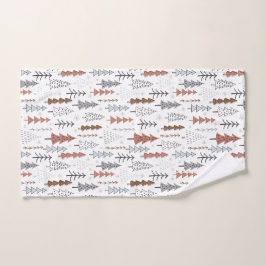 Serviettes de bain d'arbres d'hiver (Serviette à main)