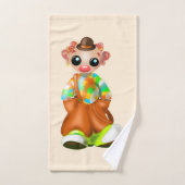 Serviettes de bain de clown pour enfants (Serviette à main)